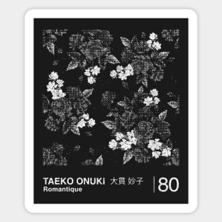 Taeko Onuki (Ohnuki) / Minimalist Graphic Design Fan Artwork Magnet